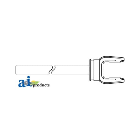 A & I Products Yoke & Shaft Assembly 0" x0" x0" A-10000648